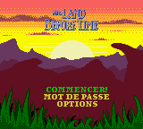 Land before Time. The GBC ROM