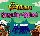 Flintstones. The Burgertime in Bedrock GBC ROM