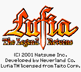 Lufia The Legend Returns GBC ROM