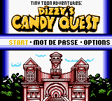 Tiny Toon Adventures Dizzys Candy Quest GBC ROM