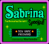 Sabrina The Animated Series Spooked GBC ROM