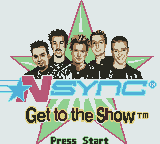 NSYNC Get to the Show GBC ROM