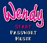 Wendy Der Traum von Arizona GBC ROM